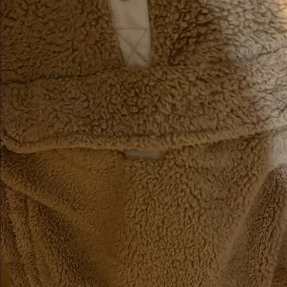 Billabong Men's Tan Fleece Zip Up Sweater - Picture 4 of 6